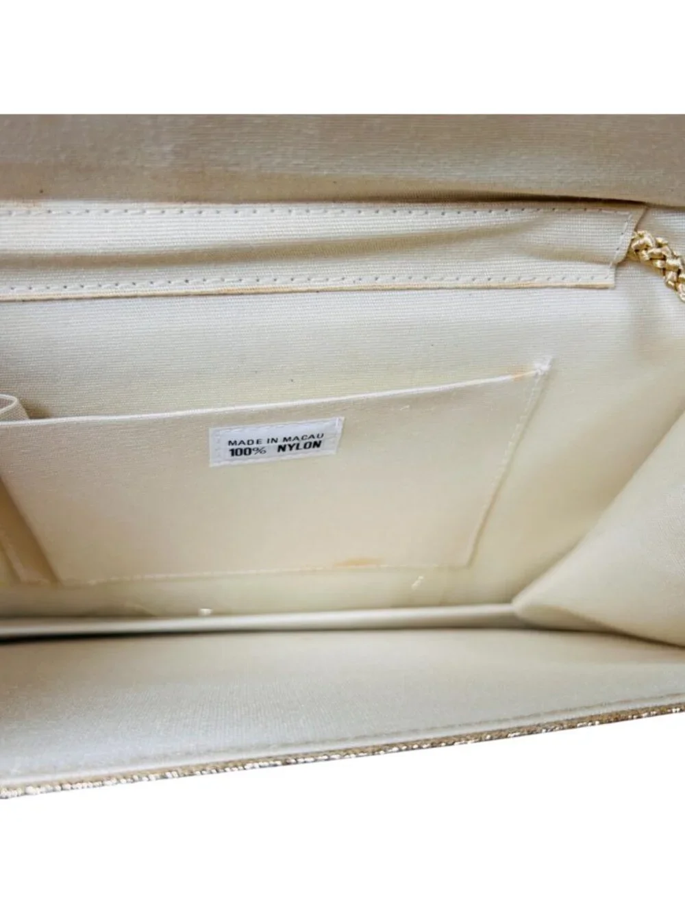 Vintage Gold Clutch Crossbody Party Bag Handbag
